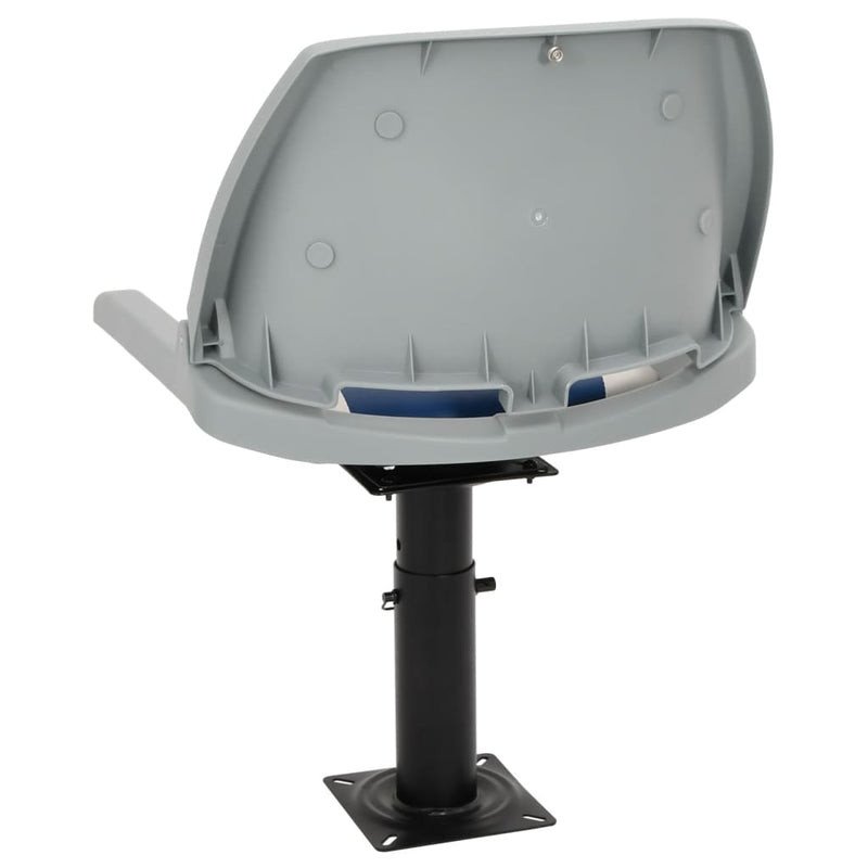 Scaun barcă cu piedestal, reglabil în înălțime, rotativ la 360°