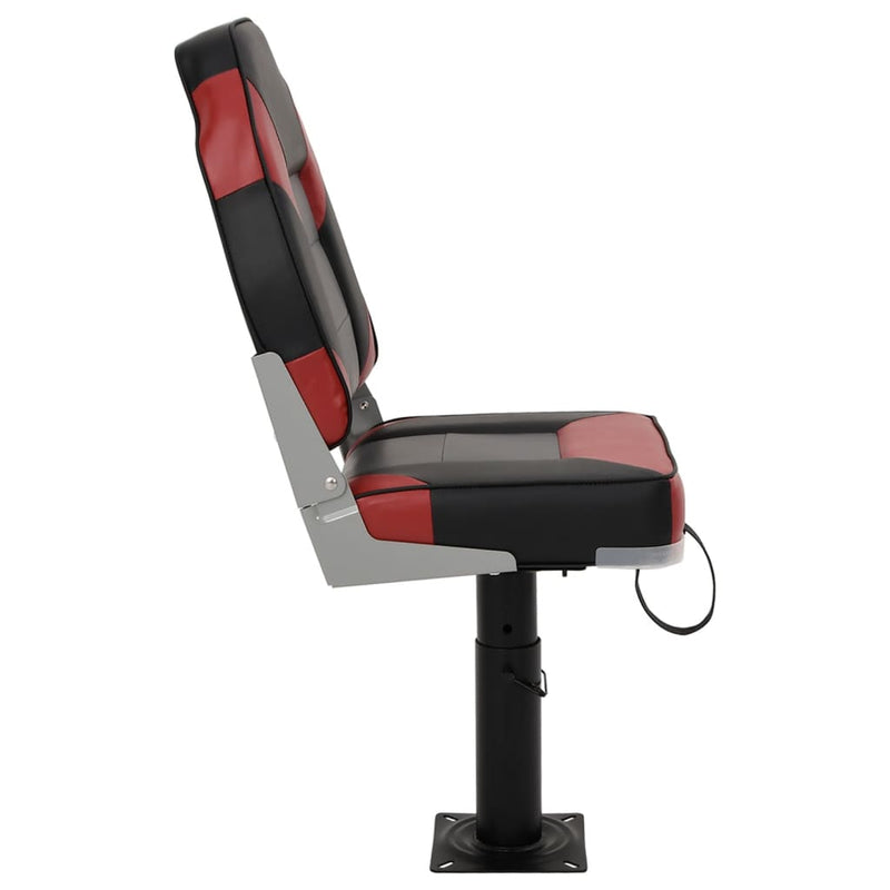 Scaun barcă cu piedestal, reglabil în înălțime, rotativ la 360°