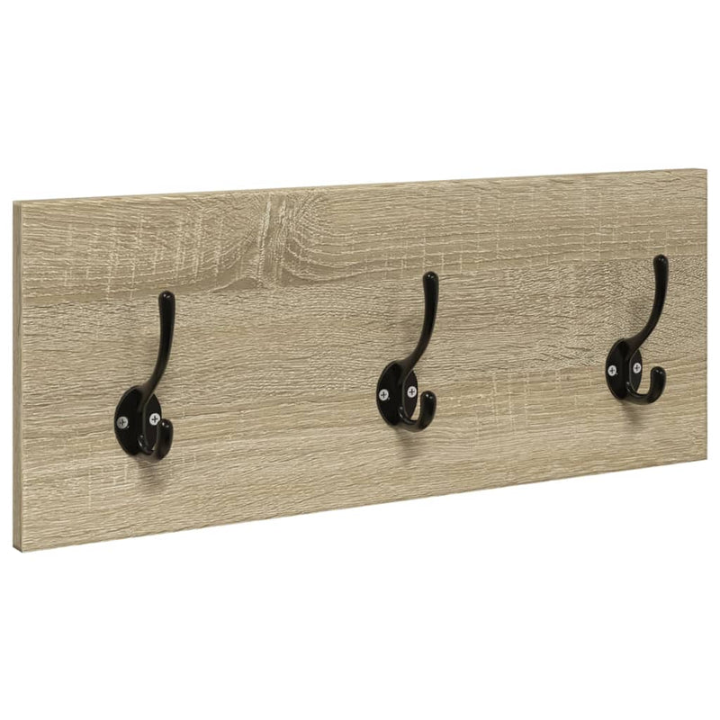 Set mobilier pentru hol, 4 piese, stejar sonoma, lemn prelucrat