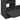 Birou montat pe perete, negru, 105x48x75 cm, lemn prelucrat