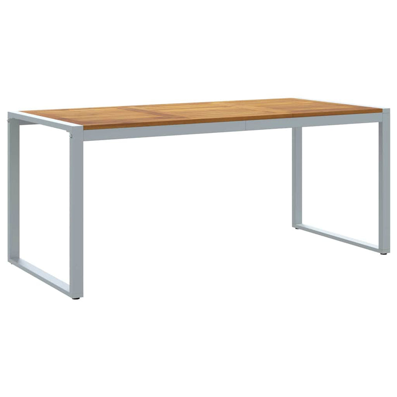 Set de masă pentru grădină 5 buc. Gri Lemn Solid de Acacia