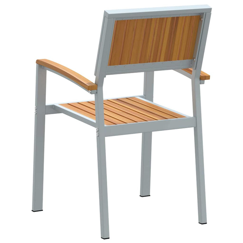 Scaun stivuibil 8 buc. Maro Lemn Solid de Acacia Stivuibil