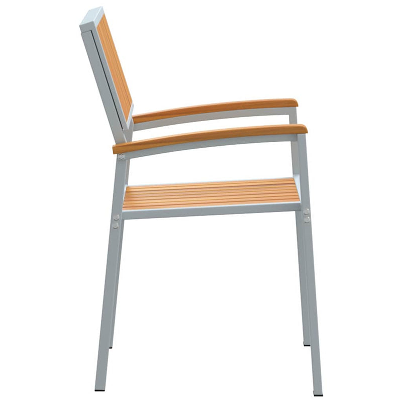 Scaun stivuibil 8 buc. Maro Lemn Solid de Acacia Stivuibil