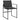Set mobilier de grădină, 5 piese, cu perne, negru, textilenă