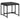 Set mobilier de grădină, 11 piese, cu perne, negru, textilenă