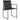 Set mobilier de grădină, 13 piese, negru, textilenă