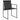 Set mobilier de grădină, 11 piese, negru, textilenă