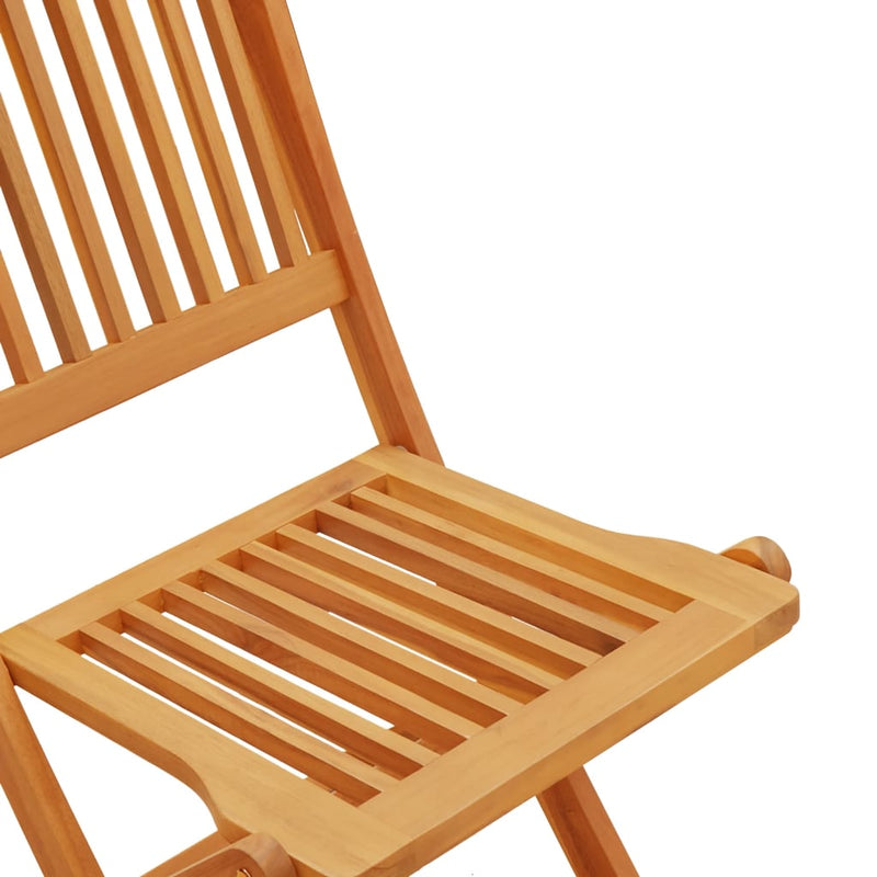 Set de bistro pliabil, 3 piese, lemn masiv de acacia