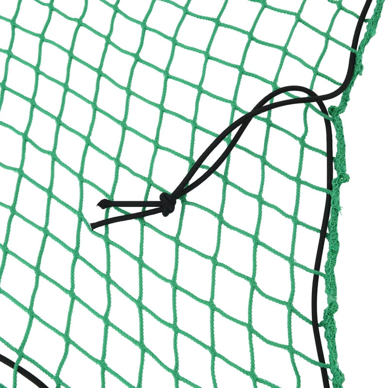 Plasă de remorcă cu funie elastică, verde, 2,5x1,5 m, PP