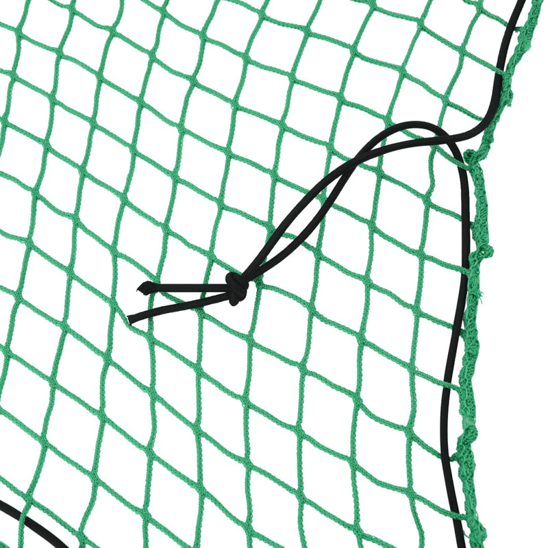 Plasă de remorcă cu funie elastică, verde, 4x2 m, PP