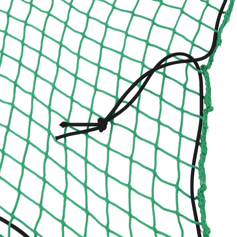 Plasă de remorcă cu funie elastică, verde, 4x4 m, PP