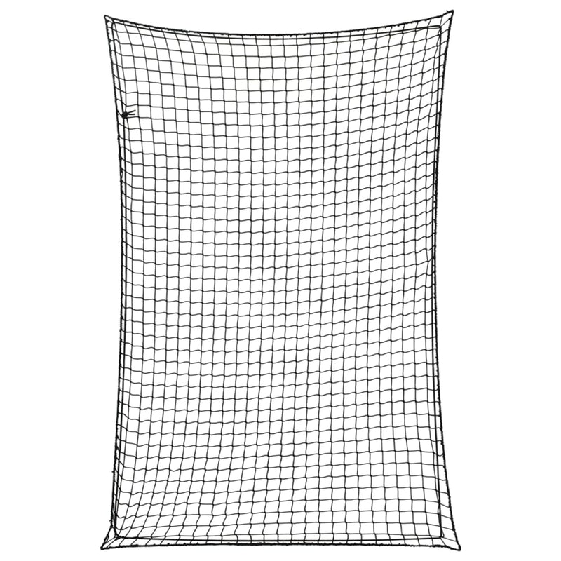 Plasă de remorcă cu funie elastică, negru, 3x2 m, PP