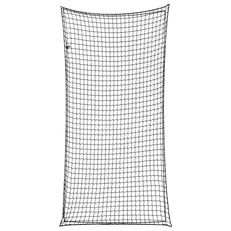 Plasă de remorcă cu funie elastică, negru, 4x2 m, PP