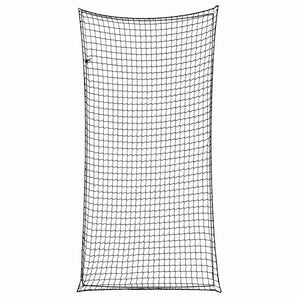 Plasă de remorcă cu funie elastică, negru, 6x3 m, PP