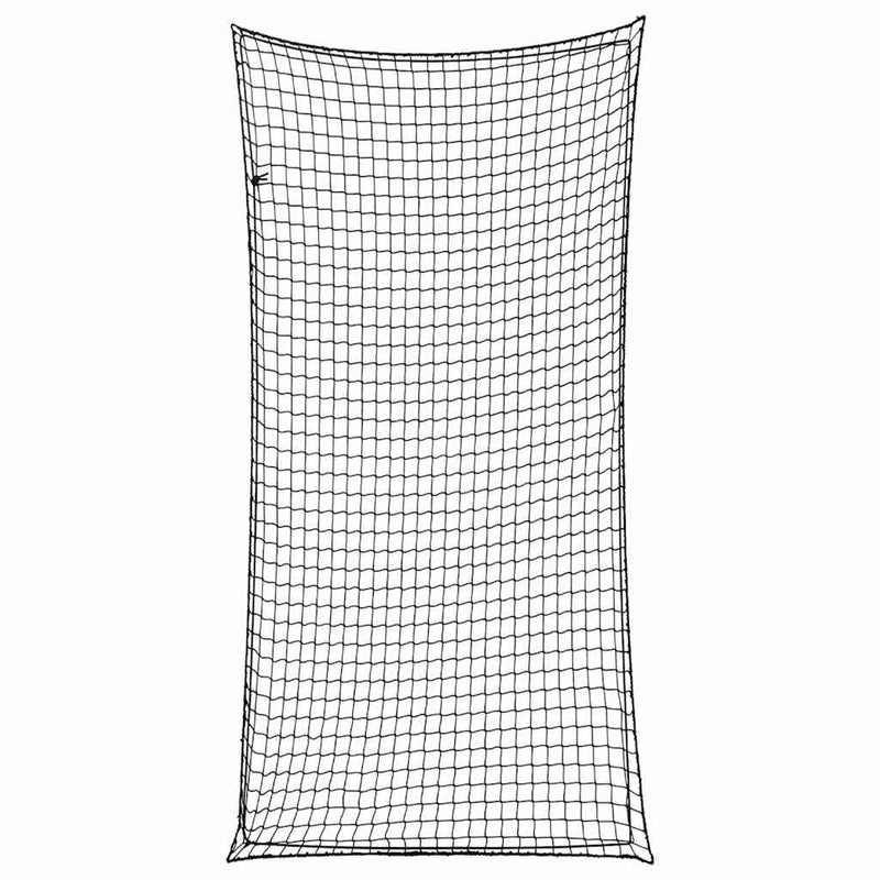 Plasă de remorcă cu funie elastică, negru, 6x3 m, PP