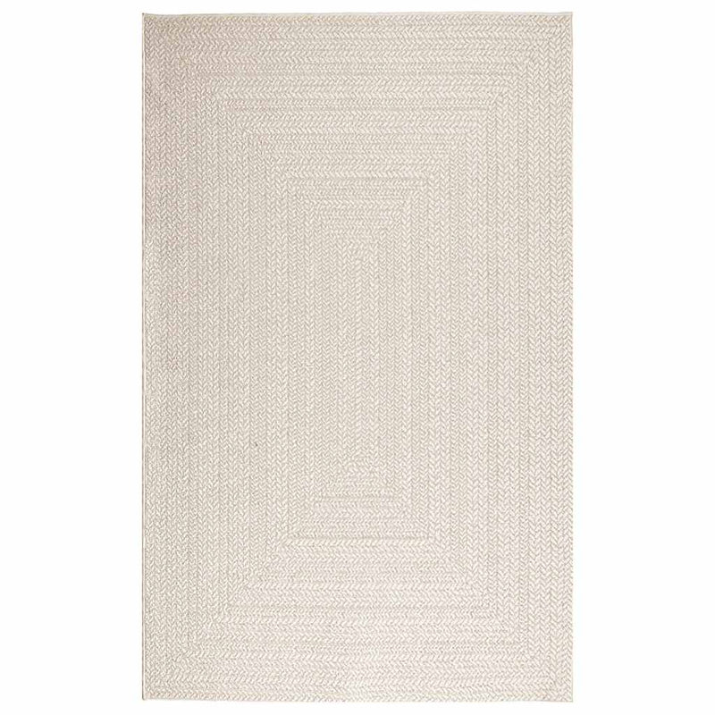 Covor „ZIZUR” crem aspect iută pentru interior și exterior