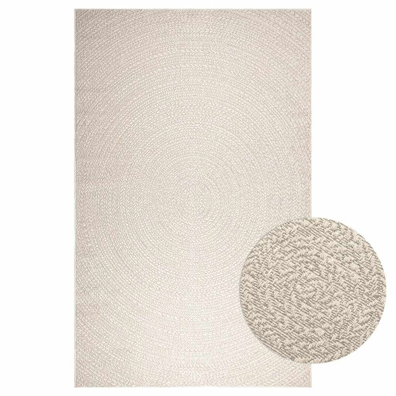 Covor „ZIZUR” crem aspect iută pentru interior și exterior