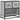 Noptiera gri Sonoma 60x31x60 cm lemn prelucrat si metal
