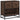 Noptiera stejar maro 60x31x60 cm lemn prelucrat si metal