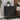 Noptiere 2 buc Negru 40x31x50 cm Lemn și metal prelucrat