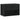 Dulap TV, negru, 60x31x39,5 cm, lemn prelucrat și metal