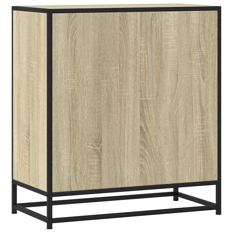 Dulap, stejar sonoma, 68x35x76 cm, lemn prelucrat și metal
