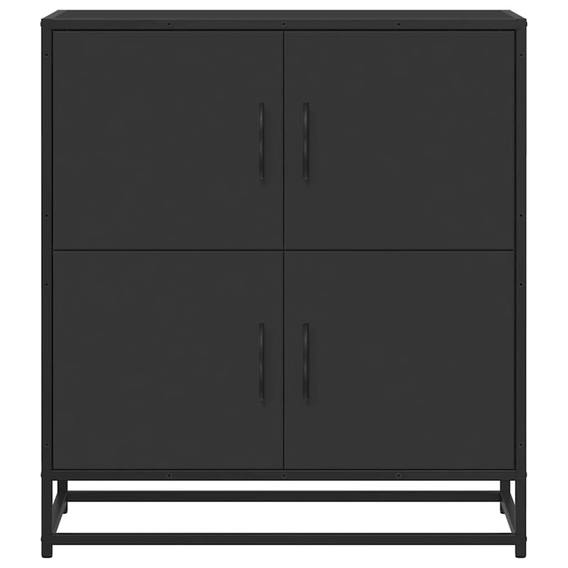 Bufetă neagră 68x35x76 cm lemn prelucrat
