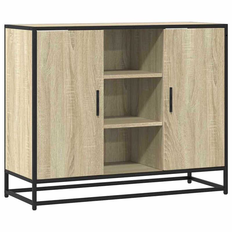 Dulap, stejar sonoma, 92x35x76 cm, lemn prelucrat