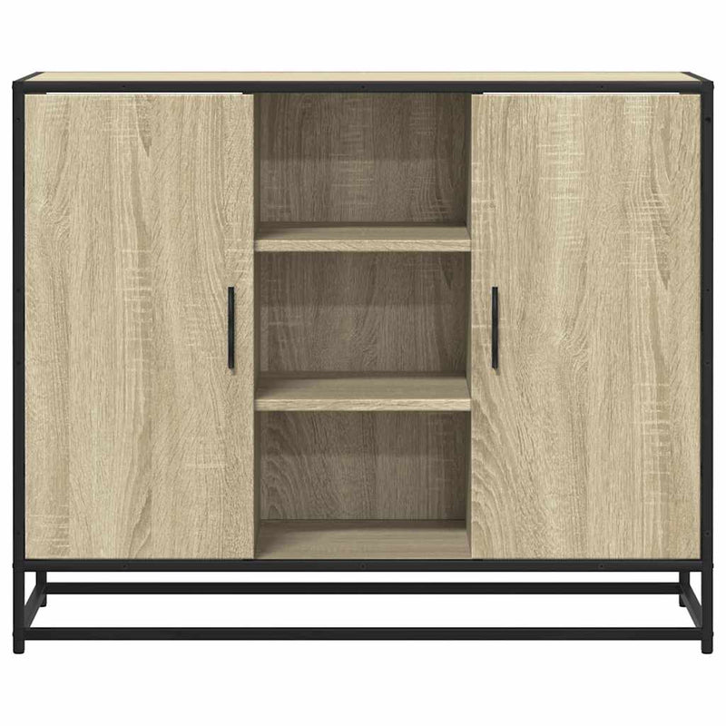 Dulap, stejar sonoma, 92x35x76 cm, lemn prelucrat