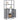 Dulap nalt gri Sonoma 68x35x139 cm lemn prelucrat