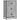 Dulap nalt gri Sonoma 68x35x106,5 cm lemn prelucrat
