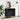 Dulap cu sertare, negru, 70x41x70 cm, lemn compozit