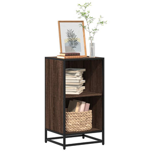 Bibliotecă, stejar maro, 40x35x76 cm, lemn prelucrat