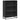 Bibliotecă, negru, 80,5x35x107,5 cm, lemn prelucrat
