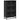 Bibliotecă, negru, 65,5x33x107,5 cm, lemn prelucrat