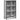 Bibliotecă, gri sonoma, 65,5x33x107,5 cm, lemn prelucrat
