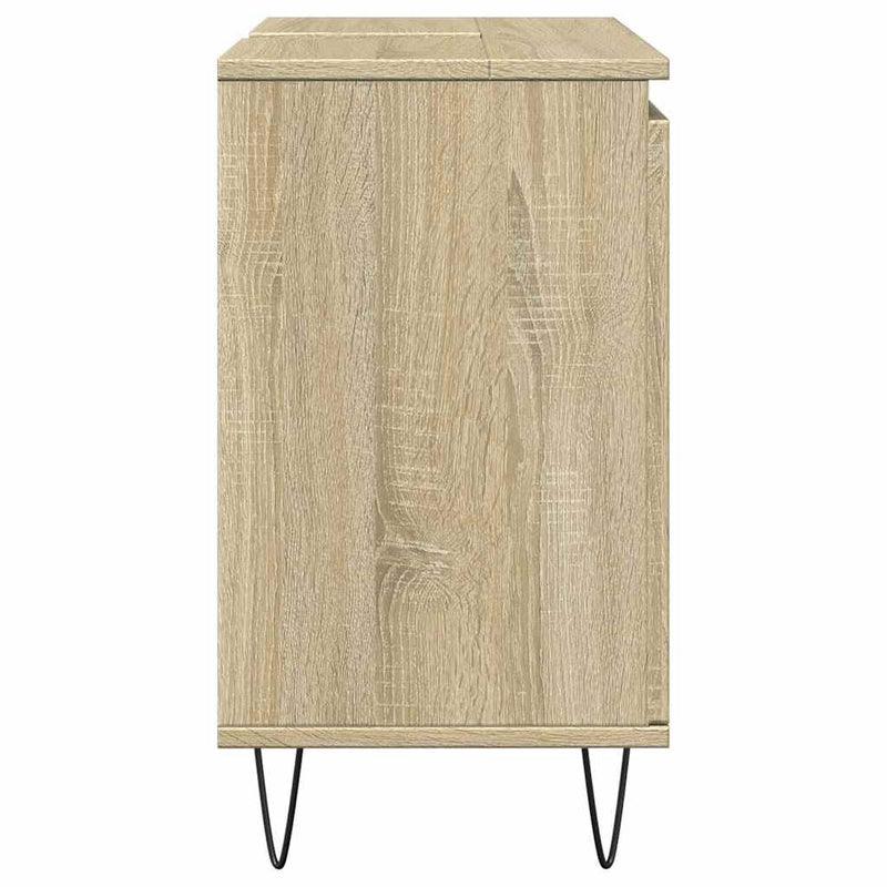 Dulap de baie, stejar sonoma, 58x33x60 cm, lemn prelucrat