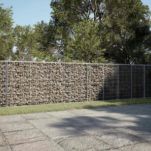 Coș gabion cu capac, 800x50x100 cm, fier galvanizat