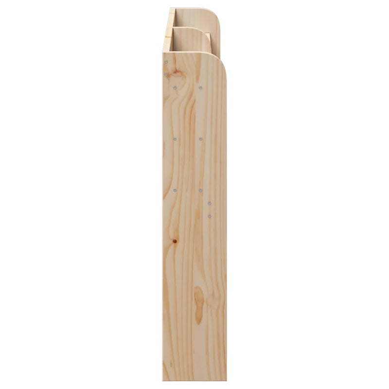 Tăblie de pat cu rafturi, 150 cm, lemn masiv de pin