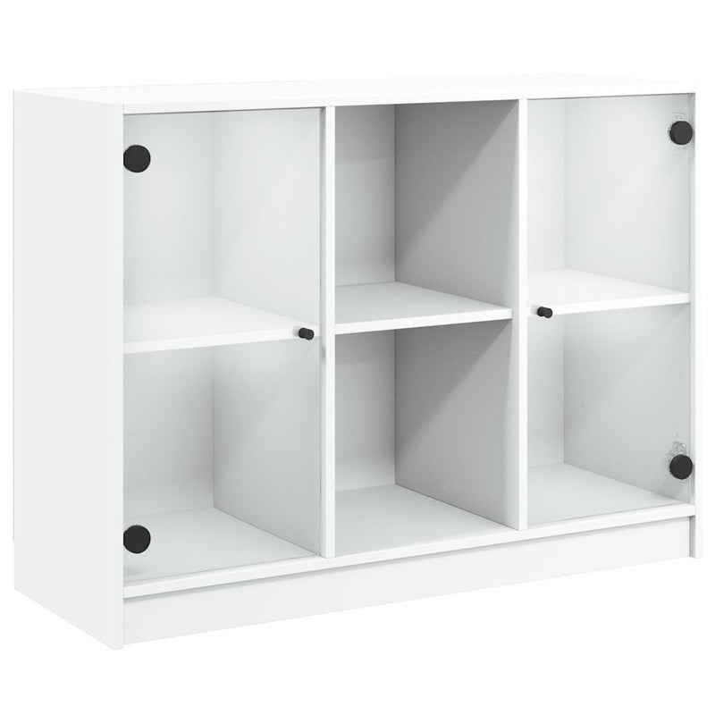 Dulap, alb, 102x37x75,5 cm, lemn prelucrat
