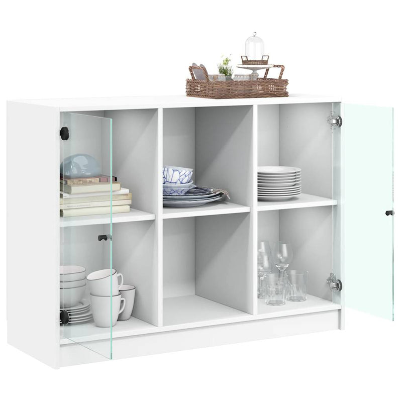 Dulap, alb, 102x37x75,5 cm, lemn prelucrat