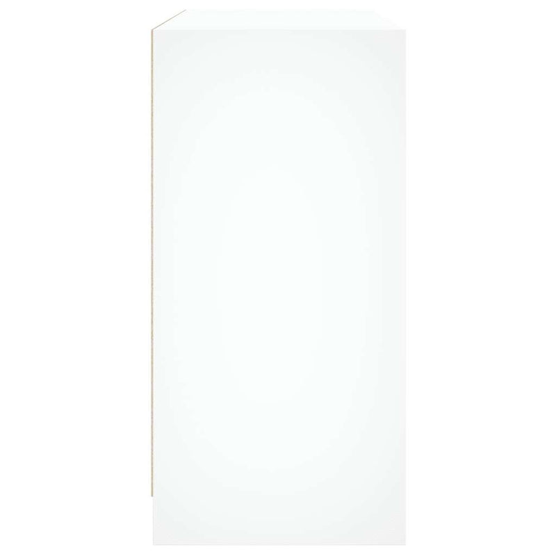 Dulap, alb, 102x37x75,5 cm, lemn prelucrat