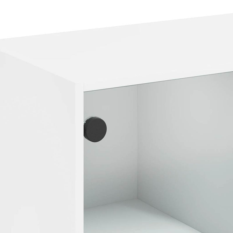 Dulap, alb, 102x37x75,5 cm, lemn prelucrat