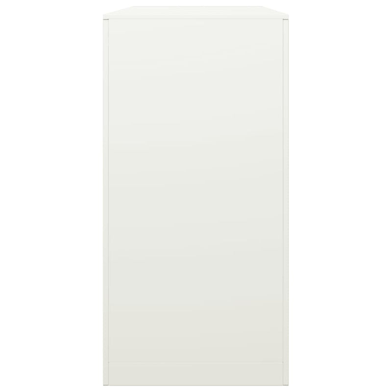 Rastel pentru lemne de foc, alb, 100x40x80 cm, oțel