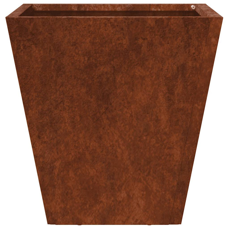 Jardiniere de grădină 2 buc 30x30x30 cm Oțel pentru intemperii
