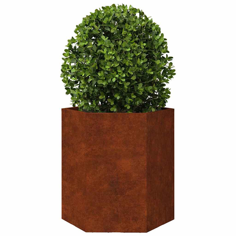 jardiniere de grădină 46x40x45 cm oțel de intemperii