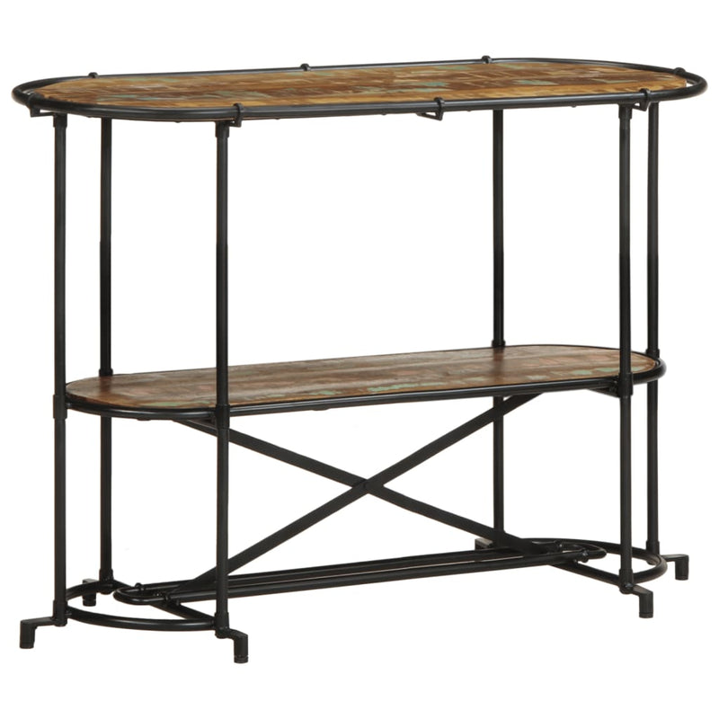 Masă consolă, 110x42x76 cm, lemn masiv reciclat