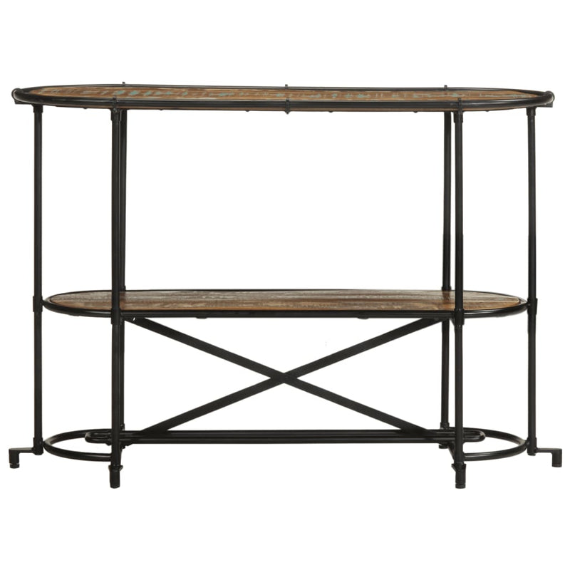 Masă consolă, 110x42x76 cm, lemn masiv reciclat