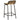 Scaune de bar 4 buc 46x35,5x80 cm Lemn masiv Mango brut