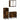 Set mobilier de baie, 3 piese, stejar fumuriu, lemn prelucrat